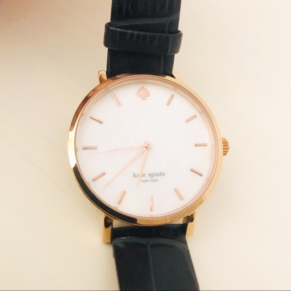kate spade Accessories - NWT KATE SPADE METRO MOTHER OF PEARL LEATHER WATCH
